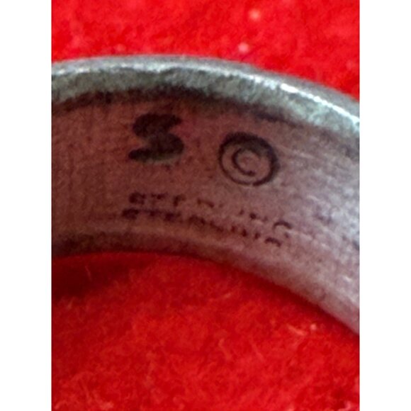 Vintage Native American Sterling Kokopelli Ring Size 5 - Picture 4 of 7